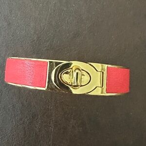 Coach magenta cuff bracelet - like new